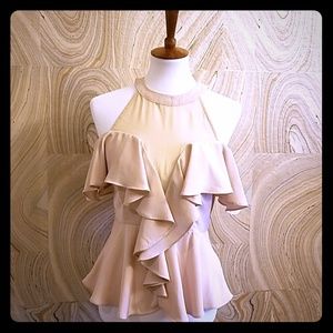 Forever Twentyone Nude Light Pink Top